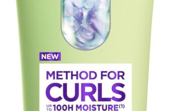 Garnier Conditioner For Curly Hair And Coils, Method For Curls With 14% Hyaluronic Moisture Complex, Effectively Smooths And Makes Detangling 5x Easier For 100H Moisturised Feeling, 200ml Bottle