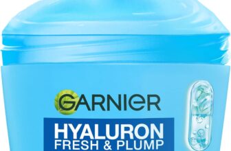 Garnier Hyaluron Fresh & Plump Hydrating Sorbet Cream, 4% Hyaluronic Acid & Niacinamide, Ultra Fresh & Light, For Dehydrated Skin, Cruelty Free International & Vegan – 85ml