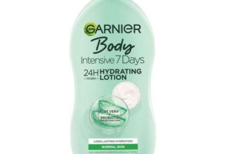 Garnier Intensive 7 Days Aloe Vera & Probiotic Extract Body Lotion 400ml (S&S £2.85)