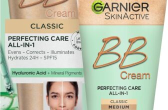 Garnier SkinActive Classic Perfecting All-in-1 BB Cream, Shade Classic Medium, Tinted Moisturiser SPF 15, Brightens and Evens Skin, With Hyaluronic Acid, Aloe & Mineral Pigments, 50 ml , Pack of 1
