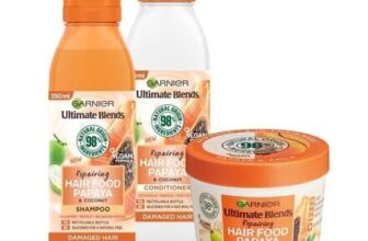 Garnier Ultimate Blends Hair Food Papaya Bundle