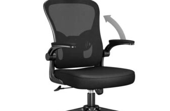 GartistGO Office Desk Chair Armrest High Back Ergonomic – Black – with code – Bigzzia Outdoor Furniture Store
