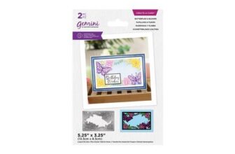 Gemini Create-a-Card Paper Piecing Die Butterflies and Blooms