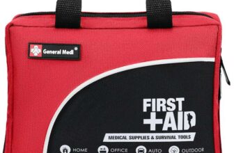 General Medi 160 Piece Premium First Aid Kit Bag – Includes Cold (Ice) Pack – Sold by General Medi (UK) / FBA