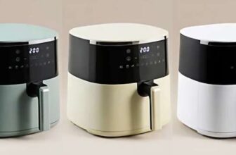 George Home Digital Air Fryer 5.7L Green / Cream / White – Free C&C