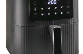 George Home GHAFT181B4B 8 Litre Digital Air Fryer Textured Touch Control Black (Certified Open Box) Sold By Asda Outlet – With Code