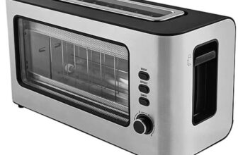 George Home Stainless Steel Glass Fronted 2-Slice Toaster -2 Year Warranty. Free C&C