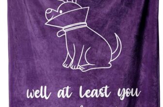 Get Well Gift for Women, Gift for Women 60 x 50, Get Well Soon Gifts for Female After Surgery, Feel Better/Recovery After Surgery Gift for Female/Teenage Girl (Purple)