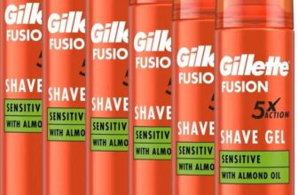 Gillette Fusion5 Ultra Sensitive Mens Shaving Gel, 6 x 200ml – in store price
