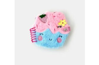 Girls Fluffy Cupcake Notebook