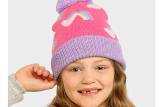 Girls Rainbow Print Jacquard
