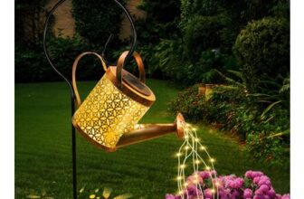 Global Golden Solar Watering Can Lights