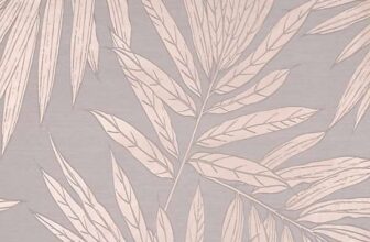 GoodHome Loroco Beige & pink Leaves Metallic effect Contemporary Textured Wallpaper , Free C&C