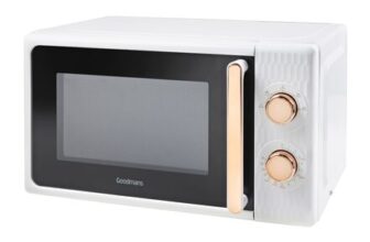 Goodmans Honeycomb White Rose Gold Microwave