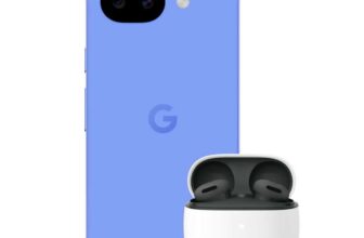 Google Pixel 10a Lavender, 256GB Pixel Buds 2a
