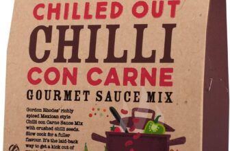 Gordon Rhodes richly Spiced Chilled Out Chilli con Carne Gourmet Recipe Sauce Mix with Crushed Chilli Seeds. Easy to Prepare – Gluten-Free & Suitable for Vegetarian (1 x75gm)