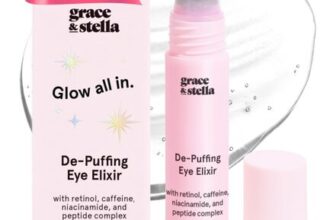Grace & Stella under Eye Brightener Roller – Retinol & Caffeine Eye Serum