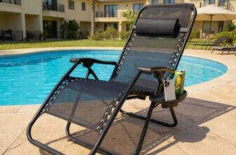 Gravity Chair Heavy Duty Textoline Folding Reclining – Sold and sent by Saanvi(portchester)LTD