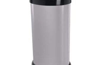 Grey Moda Touch Bin 42L
