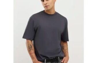 Grey Regular Fit Crew Neck T-Shirt