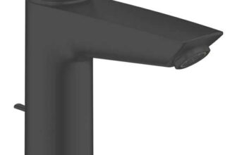 Grohe Start Matt Black 192mm Standard Lever Mono Basin Mixer Tap With Pop-Up Waste (331YX) (Free C&C)