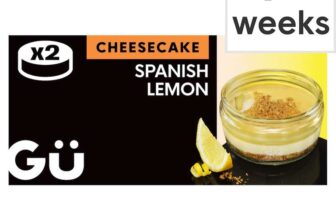 Gu Spanish Lemon Cheesecake Dessert (2 x 85g) / Caramelised Biscuit Cheesecake (2 x 82g) – Clubcard Price