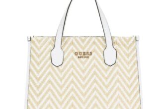 Guess Womenss Silvana Raffia Handbag