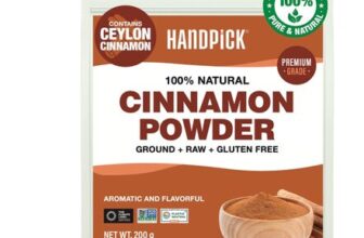 HANDPICK, Cinnamon Powder (200g/7oz) Non-GMO & Raw Ground Cinnamon