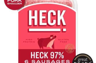 HECK 97% Pork Gluten Free Sausages 6 pack 400g