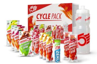HIGH5 Cycle Pack Containing Cycling Energy Hydration & Recovery Products with 750ml Drinks Bottle – £6.75 / £6.37 S&S