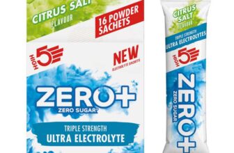 HIGH5 ZERO Ultra Electrolytes Hydration Sachets (Citrus Salt, 16 x 17.5g) – S&S £8.99 – £8.50