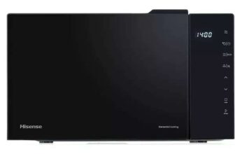 HISENSE H23MOBS5H4UK Compact Solo Microwave – 23L Black (2 Year Warranty) Free Delivery