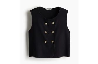 H&M Double-Breasted Waistcoat