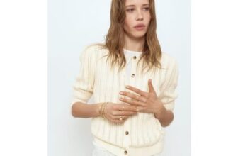 H&M Pointelle-Knit Cardigan
