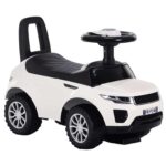 HOMCOM 3-in-1 Toddler Ride-On Car, White
