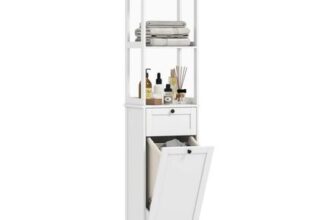 HOMCOM Slim Bathroom Storage Unit