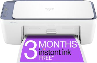 HP DeskJet 2922 All in One Printer Wireless Colour 3 months free Instant Ink Included Easy Setup & Reliable Wi-Fi Print, Scan & Copy