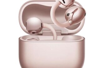 HUAWEI FreeClip 2 Open-Ear Headphones, Clip-On Wireless Earbuds, 5.1g Lightweight, IP57 Waterproof, 38H Battery, Bluetooth 6.0
