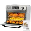 HYSapientia 24L Air Fryer Oven With Rotisserie Large XXL 1800W 10in1 airfryer Countertop Convection Mini Toaster Oven Stainless steel inner