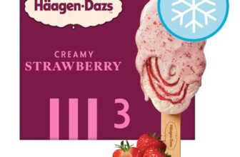Haagen-Dazs Creamy Strawberry Ice Cream Stick Bar 3x80ml