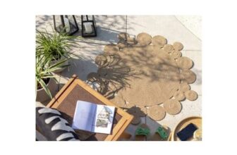 Habitat Circular Natural Outdoor Rug