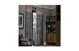 Habitat Eyelet Curtains – Grey – 117x137cm