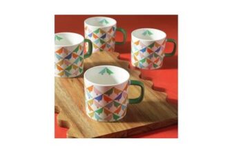 Habitat X Scion Lintu Set of 4 Stoneware Mugs