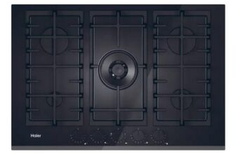 Haier Gas on Glass Series 4 HAVG75TBBP 74cm Gas Hob – Black
