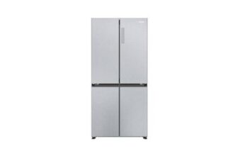 Haier HCR3818ENMG American Fridge Freezer – Silver