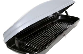 Halfords 420L Roof Box – Grey