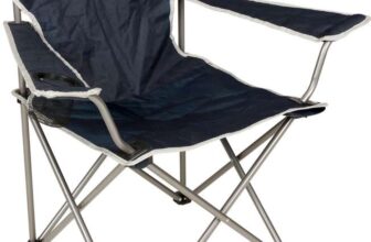 Halfords Folding Arm Camping Chair – Navy – 2 for £14 (free C&C)