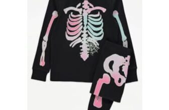 Halloween Skeleton Glow in the Dark Kids Pyjamas (12-13)
