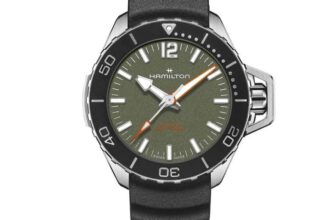 Hamilton Khaki Navy Frogman Auto Black Strap Watch