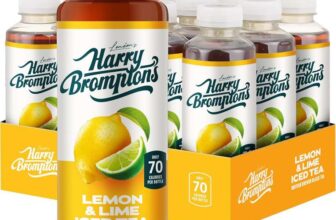 Harry Bromptons Iced Tea – Lemon & Lime – 12x500ml Bottles